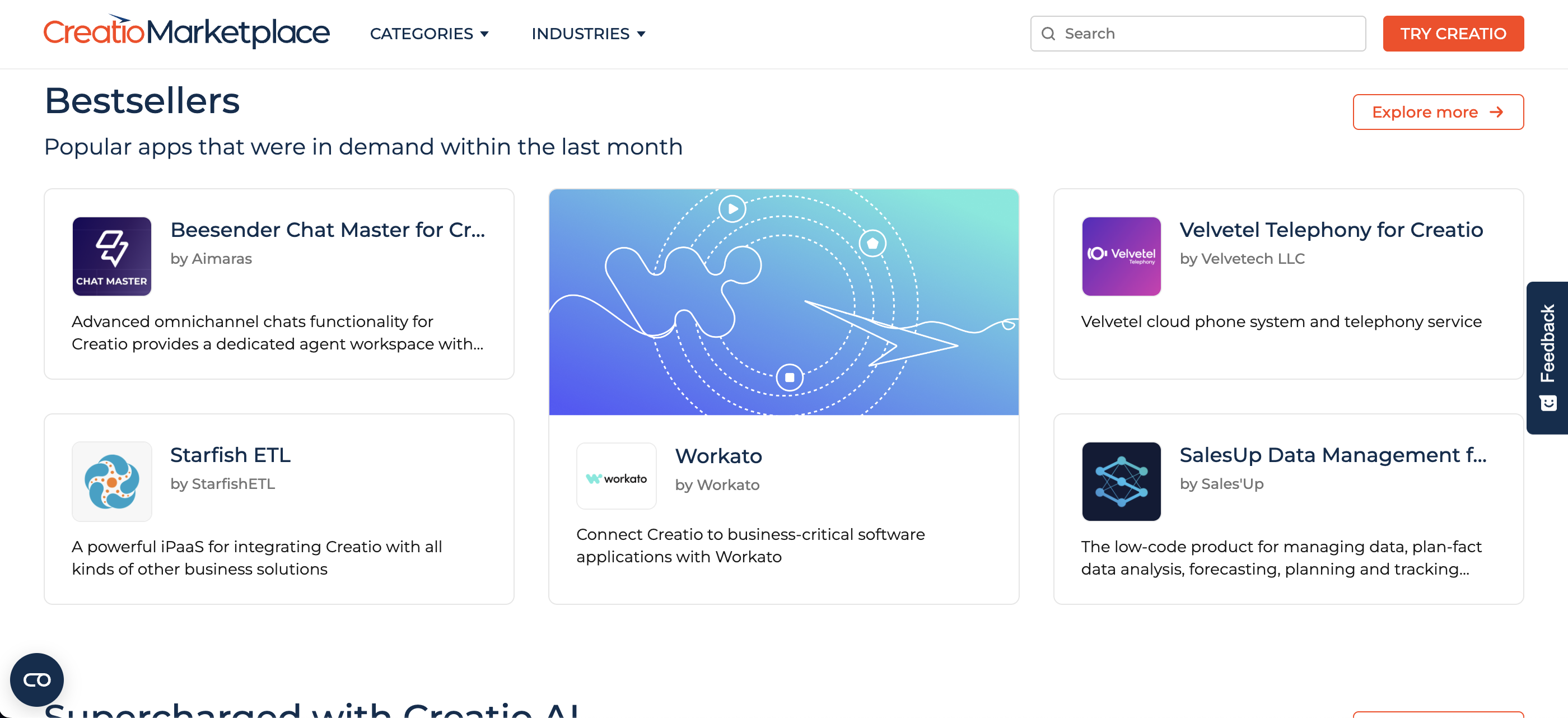 Creatio Marketplace